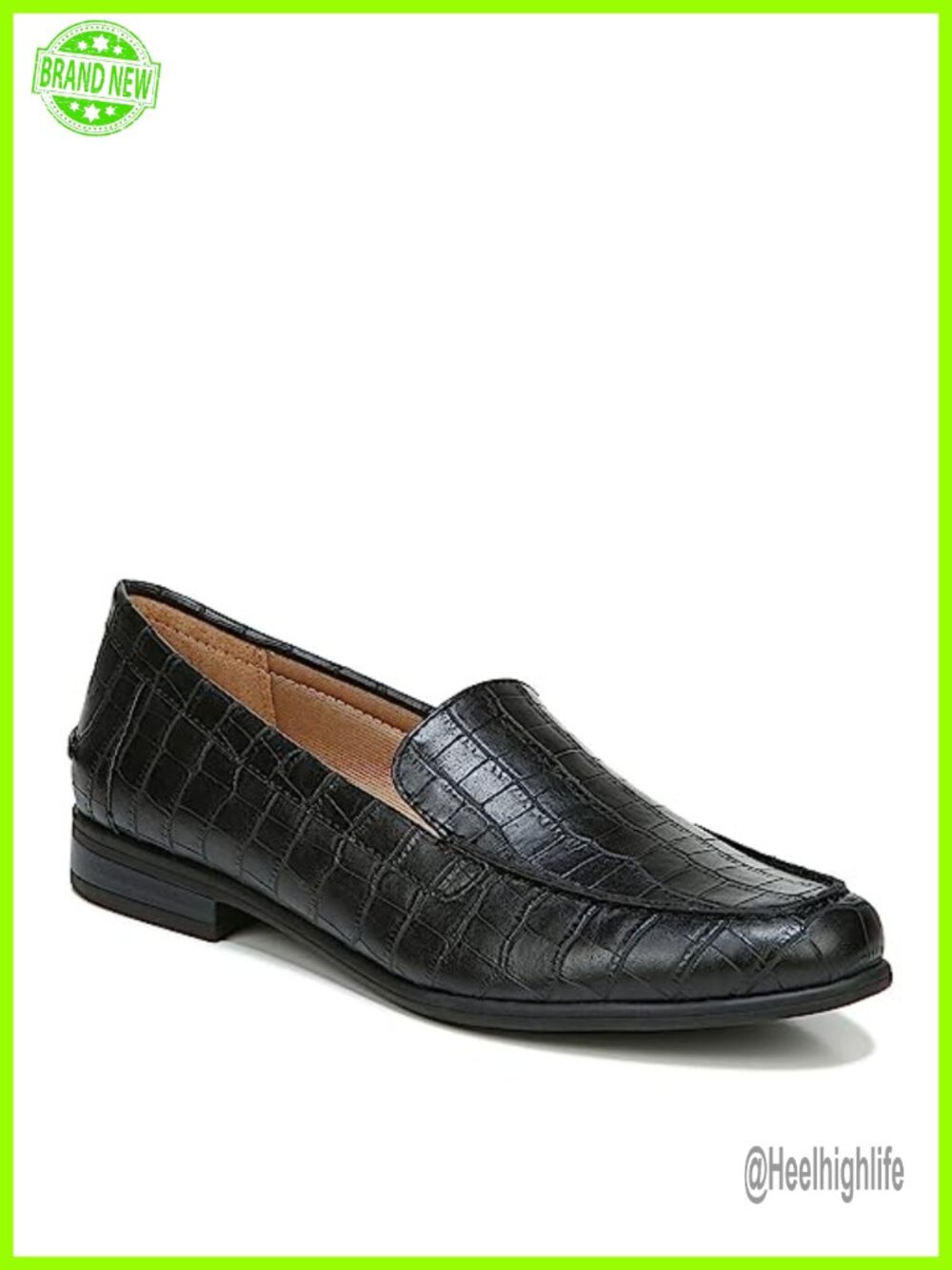 Faux Leather Round Toe Slip-On Loafers with Cushioned Comfort